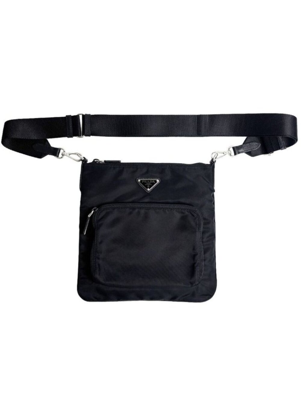 Prada Nylon Shoulder Bag Black - Picture 5 of 15
